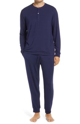 Eberjey Henry Jersey Pajamas in True Navy 