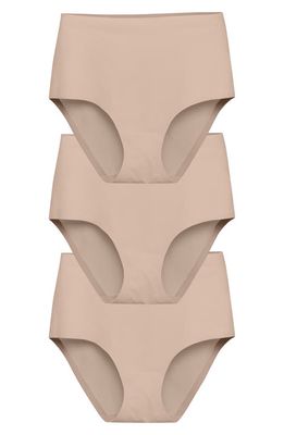 EBY Assorted 3-Pack High Waist Panties in Nude