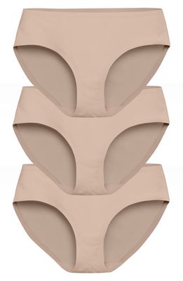 EBY Assorted 3-Pack Hipster Briefs in Nude 