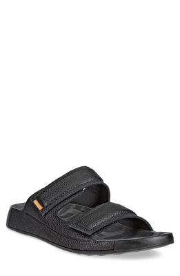 ECCO Cozmo 60 Slide Sandal in Black