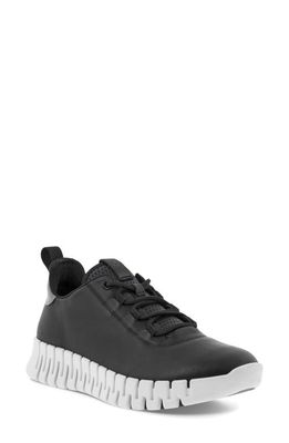 ECCO GRUUV Sneaker in Black/Light Grey