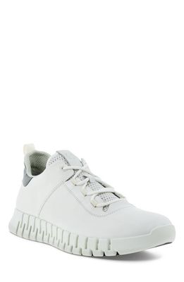 ECCO GRUUV Sneaker in White/White