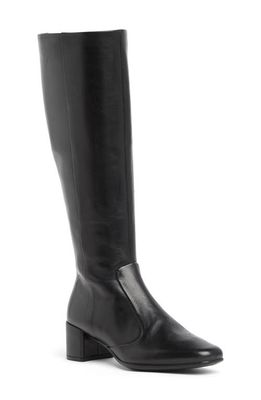 ECCO Shape 35 Knee High Boot in Black Leather