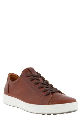 ECCO Soft 7 City Sneaker in Cognac