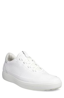 ECCO Soft 7 Sneaker in Bright White/Shadow White