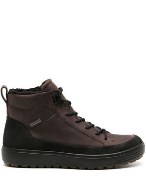 ECCO Soft 7 Tred leather boots - Brown