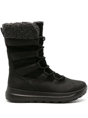 ECCO Solice insulated leather boots - Black