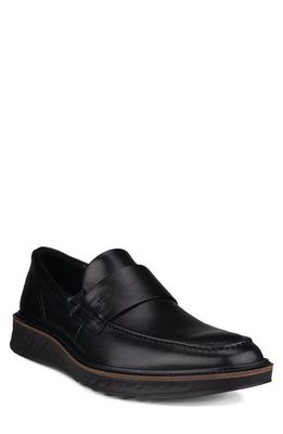 ECCO St.1 Hybrid Penny Loafer in Black