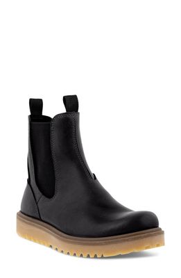 ECCO Staker Leather Chelsea Boot in Black