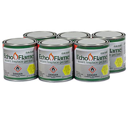 EchoFlame Gel Fuel Can 6 Pack