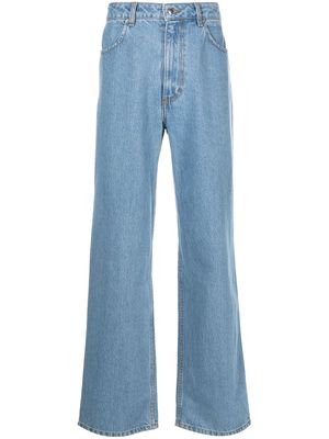 Eckhaus Latta Baggy straight-leg jeans - Blue