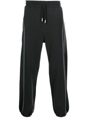 Eckhaus Latta drawstring-waist tapered sweatpants - Black