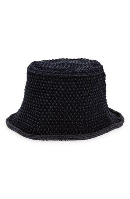 Eckhaus Latta Field Cotton Bucket Hat in Ash