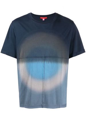 Eckhaus Latta gradient-effect short-sleeve T-shirt - Grey