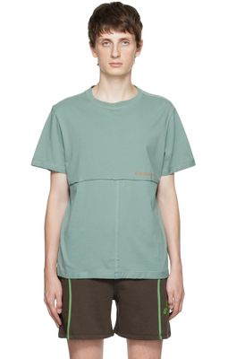 Eckhaus Latta Green Lapped T-Shirt