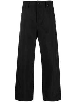 Eckhaus Latta Husk cropped trousers - Black