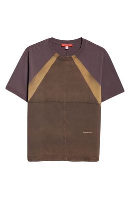 Eckhaus Latta Lapped Seam Graphic T-Shirt in Caps