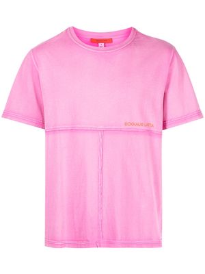 Eckhaus Latta Lapped short sleeve T-shirt - Pink