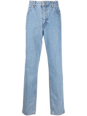 Eckhaus Latta mid-rise straight-leg jeans - Blue
