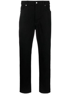 Eckhaus Latta mid-rise tapered-leg trousers - Black