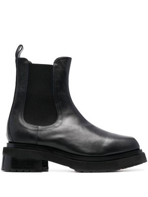 Eckhaus Latta Mike elasticated side-panel boots - Black