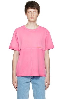 Eckhaus Latta Pink Lapped T-Shirt