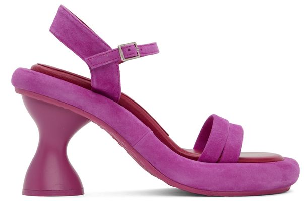 Eckhaus Latta Pink Raft Heeled Sandals