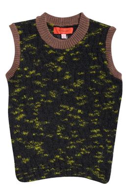 Eckhaus Latta Plume Speckled Sweater Vest in Celestial