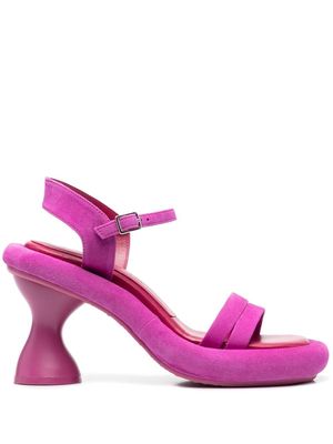 Eckhaus Latta Raft square-toe 115mm sandals - Pink