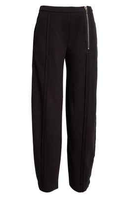 Eckhaus Latta Raw Inside Out Seam Tapered Pants in Carbon