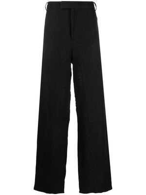 Eckhaus Latta straight-leg tailored trousers - Black