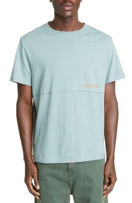 Eckhaus Latta Trinket Print Lapped Cotton Jersey T-Shirt