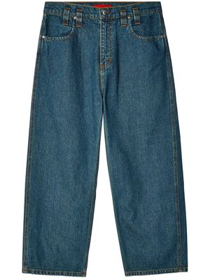 Eckhaus Latta wide-leg carpenter jeans - Blue