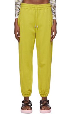 Eckhaus Latta Yellow Cotton Lounge Pants
