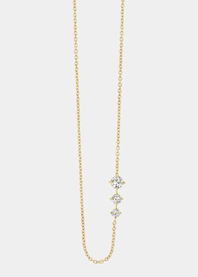 Eclat 3 Diamond Floating Necklace, 16"L