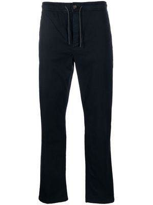 Ecoalf drawstring recycled cotton trousers - Blue