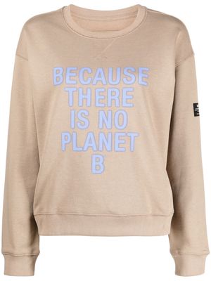 Ecoalf logo-print sweatshirt - Neutrals