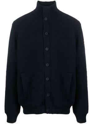 Ecoalf padded button-up jacket - Blue