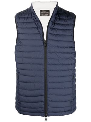 Ecoalf padded gilet jacket - Blue