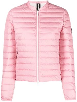 Ecoalf zipped puffer jacket - Pink