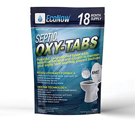 EcoNow 18 Septic Oxy-Tabs Professional Septic T ank Treatment