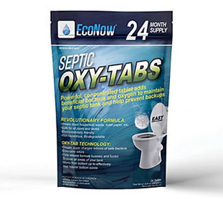 EcoNow 24 Septic Oxy-Tabs Professional Septic T ank Treatment