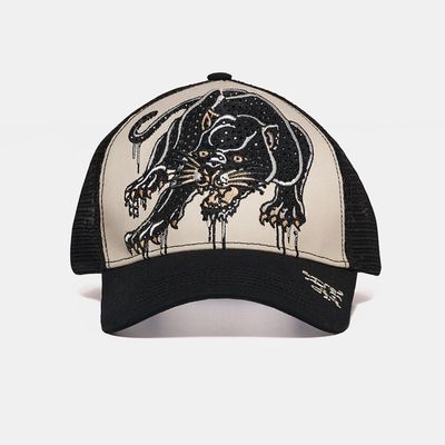 Ed Hardy Men's Rhinestone Panther Hat in