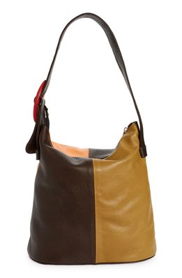 EDAS x Mexico Cynthia Colorblock Leather Bucket Bag in Original