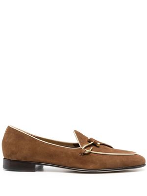 Edhen Milano Comporta leather loafers - Brown