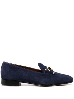 Edhen Milano Comporta Lock suede loafers - Blue