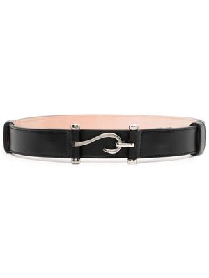 Edhen Milano hook-fastening detail belt - Black