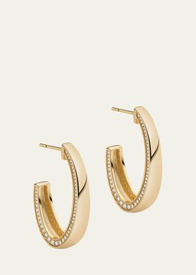Edie Gold-Plated Hoop Earrings
