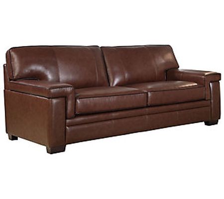 Edith Top Grain Leather Sofa by Abbyson Living