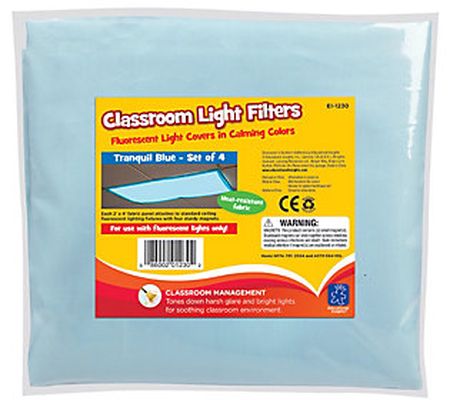 Educational Insights Fluorescent Light Filters, Set of 4